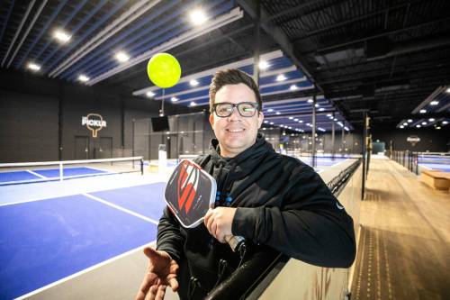 MIKAELA MACKENZIE / FREE PRESS
                                Picklr Winnipeg South general manager Brent Bernas said he wants the facility to be the premier pickleball community hub in the city for &lsquo;beginner-level pickleball to the elite player.&rsquo;