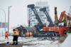 JOHN WOODS / FREE PRESS FILES
                                Crews work on the derailment of CN tanker cars carrying undiluted bitumen, a semi-solid heavy crude oil, on December 28. CN says cleanup of the crash site near Pembina Highway and Taylor Avenue was completed Wednesday.