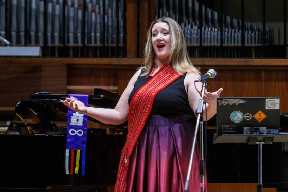 In addition to her research, Camryn Dewar has played some of the parts she analyzes in her presentation.(Mike Deal / Free Press files)