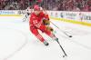 RYAN SUN / THE ASSOCIATED PRESS
                                Detroit Red Wings centre Mason Appleton (22) moves the puck against Chicago Blackhawks defenceman Artyom Levshunov, behind, during the second period of an NHL hockey game in November in Detroit.