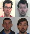 Police mugshots of Ryan Gabourie released to media in 2013 and 2014. He later changed his name to Ryan Knight. (Supplied)