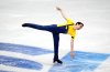 Spain's Tomas-Llorenc Guarino Sabate competes during the Men's Short Program on day two of the ISU European Figure Skating Championships in Sheffield, Thursday, Wednesday, Jan. 15, 2026. (Mike Egerton/PA via AP)