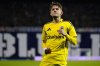 FILE - Fenerbahce's Sebastian Szymanski celebrates after scoring his side's first goal during the Europa League soccer match between GNK Dinamo Zagreb and Fenerbahce, at Maksimir stadium in Zagreb, Croatia, Wednesday, Sept. 24, 2025. (AP Photo/Darko Bandic, file)