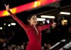 Madeline Schizas skates to receive her gold medal in the women's figure skating competition at the 2026 Canadian National Skating Championships in Gatineau, Que., on Sunday, Jan. 11, 2026. THE CANADIAN PRESS/Justin Tang