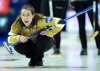 Team Nova Scotia skip Christina Black yells while competing against Team Northern Ontario during the Scotties Tournament of Hearts in Mississauga, Ont., on Tuesday, January 27, 2026. THE CANADIAN PRESS/Nathan Denette