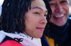 FILE - Gold medal winner Ayumu Hirano, of Japan, waits for the the venue ceremony after the men's halfpipe final at the 2022 Winter Olympics, Feb. 11, 2022, in Zhangjiakou, China. (AP Photo/Frank Franklin II, File)