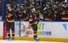 Vancouver Canucks' Brock Boeser (6) celebrates his goal against the Washington Capitals during the first period of an NHL hockey game, in Vancouver, on Wednesday, Jan. 21, 2026. THE CANADIAN PRESS/Darryl Dyck
