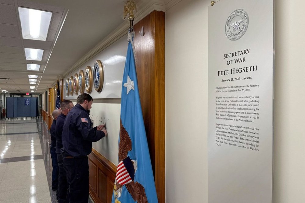 Renaming the Department of Defense the ‘department of War’ Could Cost Up to $125 Million