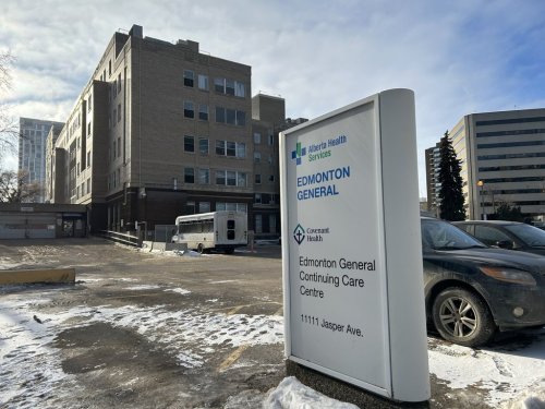 Edmonton General Continuing Care Centre is pictured in downtown Edmonton, on Thursday, Jan. 22, 2026. THE CANADIAN PRESS/Lisa Johnson