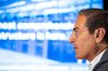 CEO of BCE Inc., Mirko Bibic, takes part in an interview at the All In AI conference in Montreal on Wednesday, Sept. 24, 2025. THE CANADIAN PRESS/Christopher Katsarov