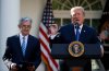 FILE - President Donald Trump announces Federal Reserve board member Jerome Powell as his nominee for the next chair of the Federal Reserve in the Rose Garden of the White House in Washington, Nov. 2, 2017. (AP Photo/Alex Brandon, File)