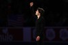 Maxim Naumov skates during the 