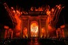 Italian former skier Deborah Compagnoni and Italian former skier Alberto Tomba light the cauldron at the Arco della Pace during the Olympic opening ceremony at the 2026 Winter Olympics, in Milan, Italy, Friday, Feb. 6, 2026. (AP Photo/Bernat Armangue)
