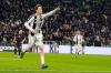Juventus' Kenan Yildiz celebrates scoring their side's second goal of the game during the Italian Serie A soccer match between Juventus and Napoli in Turin, Italy, Sunday, Jan. 25, 2026. (Fabio Ferrari/LaPresse via AP)