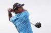 Hideki Matsuyama, of Japan, hits his tee shot at the 15th hole during the first round of the Phoenix Open golf tournament at the TPC Scottsdale Stadium Course Thursday, Feb. 5, 2026, in Scottsdale, Ariz. (AP Photo/Ross D. Franklin)