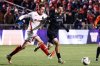 North Carolina State's Nikola Markovic (6) and Washington's Alex Hall (7) chase the ball during the second half of the NCAA College Cup National Championship soccer final in Cary, N.C., Monday, Dec. 15, 2025. (AP Photo/Ben McKeown)