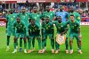 Senegal squad pose before the Africa Cup of Nations semifinal soccer match between Senegal and Egypt, in Tangier, Morocco, Wednesday, Jan. 14, 2026. (AP Photo/Mohamed Bounaji)