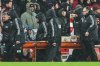 Liverpool's Conor Bradley is taken off the pitch during the English Premier League soccer match between Arsenal and Liverpool in London, Thursday, Jan. 8, 2026. (AP Photo/Ian Walton)