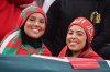 Morrocce fans cheer before the Africa Cup of Nations semi-final match between Nigeria and Morocco in Rabat, Morocco, Wednesday, Jan. 14, 2026. (AP Photo/Youssef Loulidi)