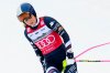 United States' Lindsey Vonn approaches the finish area after crashing, during an alpine ski, women's World Cup downhill, in Crans Montana, Switzerland, Friday, Jan. 30, 2026. (Jean-Christophe Bott/Keystone via AP)