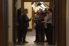 Prime Minister Mark Carney speaks to reporters as he arrives to a caucus meeting on Parliament Hill in Ottawa, on Sunday, Jan. 25, 2026. THE CANADIAN PRESS/ Patrick Doyle