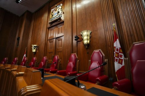 Supreme Court of Canada is pictured prior to the Ceremonial Opening of the Judicial Year in Ottawa on Monday, Oct. 6, 2025. THE CANADIAN PRESS/Sean Kilpatrick