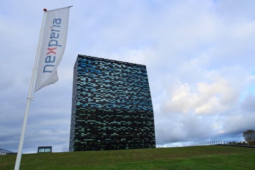 FILE - The head office of Chinese-owned chipmaker Nexperia is seen in Nijmegen, Netherlands, Tuesday, Oct. 14, 2025, after the Dutch government took control of the semiconductor company over governance shortcomings. (AP Photo/Peter Dejong, file)