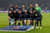 PSG squad pose before a Champions League opening phase soccer match between Paris Saint-Germain and Newcastle in Wednesday, Jan. 28, 2026. (AP Photo/Michel Euler)