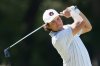 FILE - Auburn golfer Brendan Valdes tees off during an NCAA golf tournament Oct. 1, 2024, in Fort Worth, Texas. (AP Photo/Mike Buscher, File)