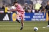 Inter Miami's Tomás Aviles in action during an MLS soccer match against the Philadelphia Union, Saturday, May 24, 2025, in Chester, Pa. (AP Photo/Chris Szagola)