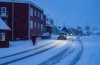 A person walks in Nuuk, Greenland, on Thursday, Feb. 5, 2026. THE CANADIAN PRESS/Christinne Muschi