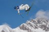 China's Eileen Gu practices during a freestyle skiing slopestyle training session at the 2026 Winter Olympics, in Livigno, Italy, Thursday, Feb. 5, 2026. (AP Photo/Lindsey Wasson)