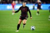 FILE - Portland Thorns FC forward Sophia Smith (9) controls the ball during the second half of the NWSL championship soccer match against the Kansas City Current, Oct. 29, 2022, in Washington. (AP Photo/Nick Wass, File)