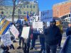 Laid-off Ubisoft workers take part in a rally in Halifax on Thursday, Jan. 29, 2026. THE CANADIAN PRESS/Lyndsay Armstrong