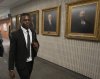 Joseph-Christopher Luamba arrives for his court challenge Monday, May 30, 2022  in Montreal. Luamba is suing the government over alleged police racial profiling.THE CANADIAN PRESS/Ryan Remiorz