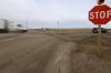 The intersection where three junior hockey players were killed in a vehicle crash at Stavely, Alta., Feb. 3, 2026. THE CANADIAN PRESS/Larry MacDougal