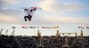 FILE - Iouri Podladtchikov from Switzerland in action during the qualification heat of the International Ski Federation (FIS) World Cup snowboard big air competition as part of the Snow Show festival at the Olympic Stadium in Barcelona, Spain, Saturday, Nov. 7, 2009. (AP Photo/David Ramos, File)