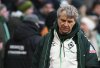 Bremen's head coach Horst Steffen during the German Bundesliga soccer match between Werder Bremen and Borussia Moenchengladbach in Bremen, Germany, Saturday, Jan. 31, 2026. (Carmen Jaspersen/dpa via AP)