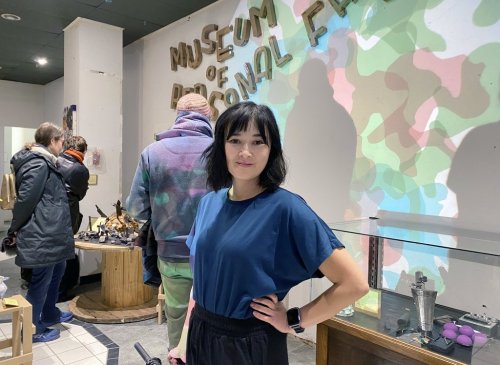Independent filmmaker Rheanna Toy is working on a short film about the Museum of Personal Failure, in Vancouver on Sunday, Jan. 25, 2026. THE CANADIAN PRESS/ Nono Shen