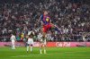 Barcelona's Raphinha celebrates after scoring his second goal during the Spanish Super Cup final soccer match against Real Madrid at King Abdullah Sports City Stadium in Jeddah, Saudi Arabia, Sunday, Jan. 11, 2026. (AP Photo/Altaf Qadri)