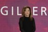 Elana Rabinovitch, the executive director of the Giller Foundation, stands on stage during the awards ceremony in Toronto, Monday, Nov. 18, 2024. THE CANADIAN PRESS/Chris Young