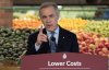 Prime Minister Mark Carney makes a point as he answers a question from media during an event at a grocery store in Ottawa on Monday, Jan. 26, 2026.  THE CANADIAN PRESS/Adrian Wyld