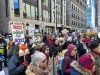 People take part in a protest at the Nova Scotia legislature over provincial budget cuts in Halifax on Tuesday March 3, 2026. THE CANADIAN PRESS/Devin Stevens