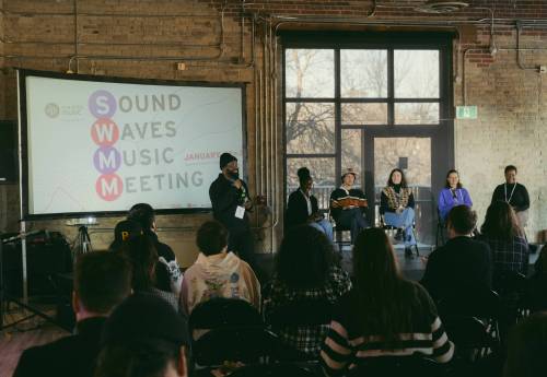 Clarize Ariza photo.
                                Manitoba Music&rsquo;s annual Sound Waves Music Meeting coincided with Winterruption.