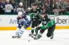 JULIO CORTEZ / THE ASSOCIATED PRESS
                                Winnipeg Jets forward Alex Iafallo (left) and Dallas Stars forward Mikko Rantanen battle for the puck Monday in Dallas.