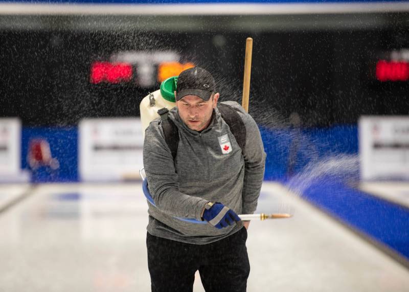 ROB BLANCHARD / CURLING CANADA FILES
                                Oakbank&rsquo;s own Greg Ewasko is a deputy chief ice technician for curling at the 2026 Milan Cortina Winter Games, one of the official ice makers of the Olympic pebble.