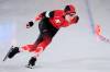 Ben Curtis / THE ASSOCIATED PRESS
                                Long-track speedskater Kaitlyn McGregor finished 17th in the women&rsquo;s 1,000 meters Monday. The dual Canadian and Swiss citizen skates the 1,500 metres and mass start next week.