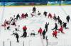 Carolyn Kaster / The Associated Press
                                Team Canada&rsquo;s men&rsquo;s Olympic hockey team opted to move to a nearby hotel in Milan after spending just one night in the athletes&rsquo; village on Sunday.