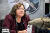 MIKAELA MACKENZIE / FREE PRESS
                                Tataskweyak Cree Nation Chief Doreen Spence speaks at a news conference about Manitoba Hydro&rsquo;s negative impact on sturgeon in the Churchill River on Jan. 22.