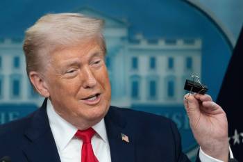 Mark Schiefelbein / The Associated Press
                                U.S. President Donald Trump
